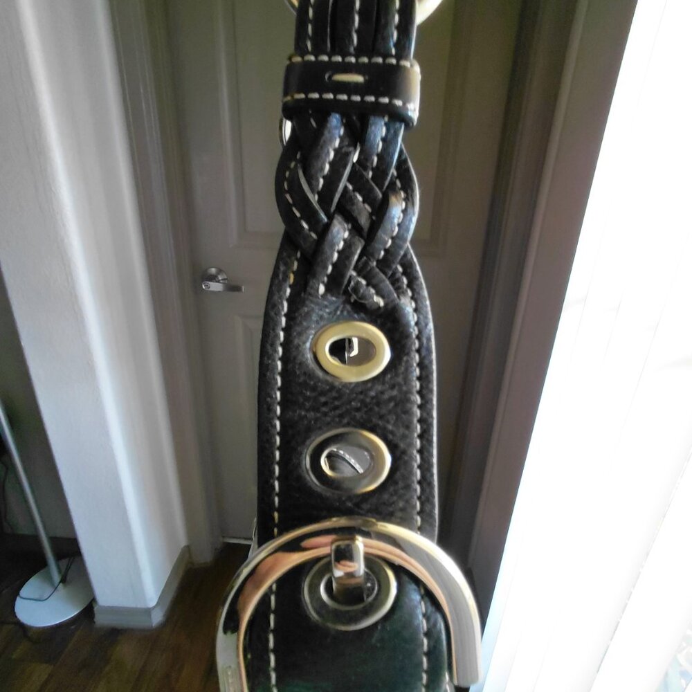 Coach Black Canvas and Leather Y2K Vintage Bag - Picture 5 of 9